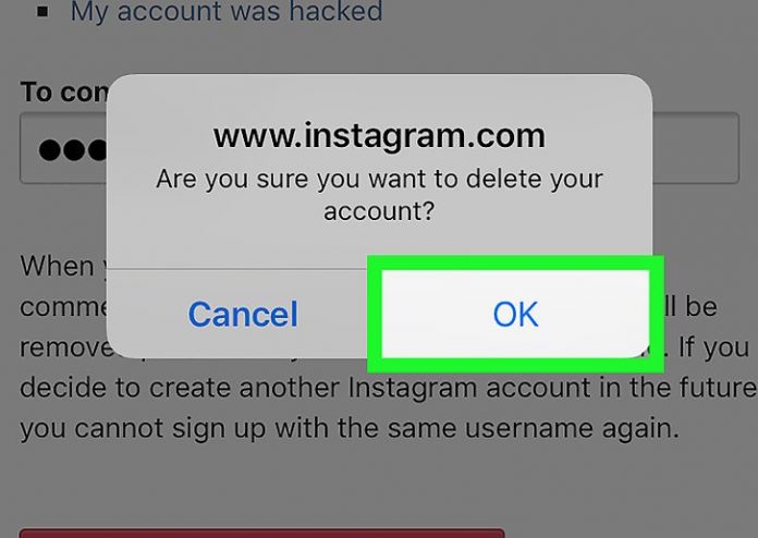 How to delete Instagram Account?